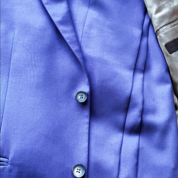 Alexander McQueen Blue Suit 40R - Picture 3 of 6